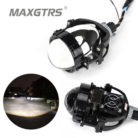 70W 3.0 inch BI LED Projector Lens Car Headlight Retrofit Universal LED Headllamp High Low Beam Hid Xenon Lens Car Accessories ► Photo 1/6
