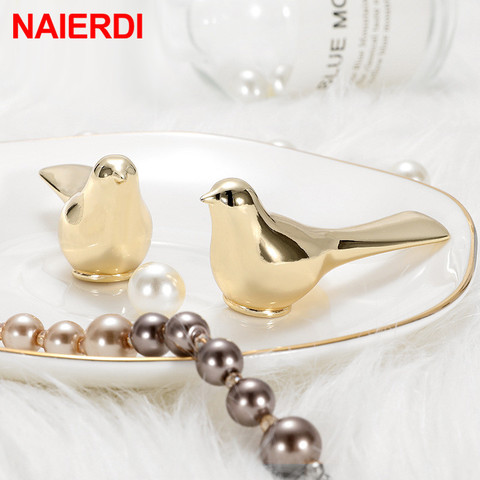 NAIERDI Fashion Decoration Gold Cabinet Knobs and Handles Wall Hooks Dresser Knobs Pulls Hat Bag Hanging Hook Cabinet Hardware ► Photo 1/6