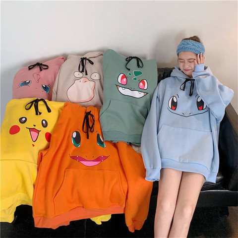 Japan Amine Hoodies Women Hip Hop Sweatshirt Girl Harajuku Long Sleeve Harajuku Hoodie Streetwear Cute Cartoon Hoodie Men Womens ► Photo 1/6