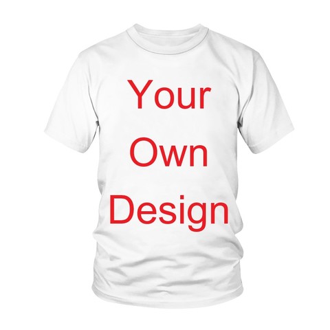DIY 3D Print T-shirt Your Own Design Men Women Fashion Streetwear O-Neck Custom Design T Shirt Hip Hop Tops Unisex Tees Clothing ► Photo 1/1