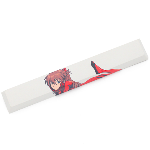 Novelty allover dye subbed Keycaps spacebar pbt custom mechanical keyboard EVA Asuka Langley Soryu アスカ ► Photo 1/3