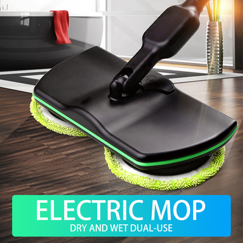 Rechargeable 360 degree Rotation Cordless Floor Cleaner Scrubber Polisher Electric Rotary Mop Microfiber Cleaning Mop for Home ► Photo 1/6