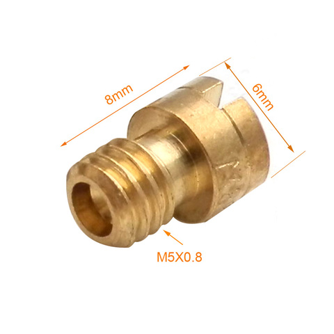 Carburetter 5mm Round Head Main Jet M5X0.8mm Size 115-168 For Carb Carburetor 125cc 150cc 152QMI 157QMJ Motorcycle Scooter Moped ► Photo 1/4