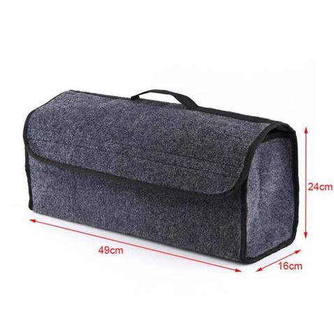 Car Trunk Organizer Soft Felt Storage Box Large Anti Slip Compartment Boot Storage Organizer Tool Bag Car Storage Bag ► Photo 1/6