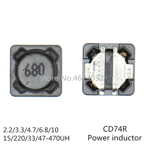 10PCS Inductor CD74R Power Inductance SMD 7*7*4MM 2.2UH 3.3UH 4.7UH 6.8UH 10UH 15UH 22UH 33UH 47UH 68UH 100UH 150UH 330UH 470UH ► Photo 1/5
