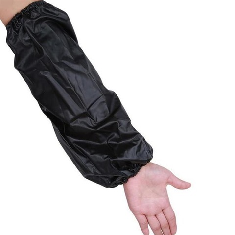 Waterproof Oilproof Oversleeve Thick PVC Safety Sleeves Housework Adult Arm Long Sleeves Home Kitchen Clean Accessories ► Photo 1/6
