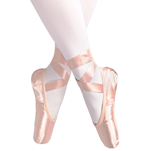 yukigaga Professional Ballet Pointe Shoes Ladies Dance shoes with Ribbons for women girls child satin Ballet Shoes ► Photo 1/6