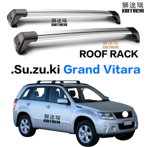 2 pcs For Suzuki Grand Vitara 5 Door SUV  2005-2022 roof rack roof bar car special aluminum alloy belt lock Led shooting ► Photo 1/6