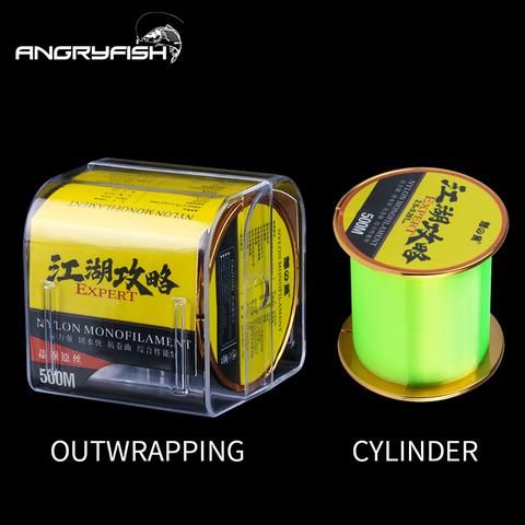 Angryfish 500M Nylon Fishing Line Monofilament Material Super Strong Carp Fishing Line ► Photo 1/6