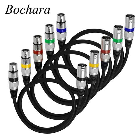 Bochara 3Pin XLR Cable Male to Female M/F jack Audio Cable For Microphone Mixer 1m 1.8m 3m 4.5m 5m 6m 7.6m 10m 15m 20m ► Photo 1/6