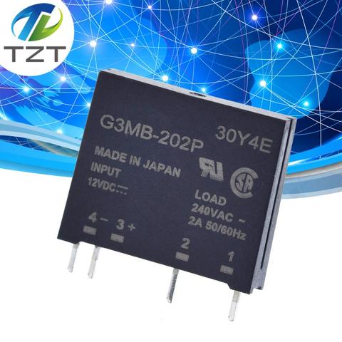 TZT Smart Electronics Original Solid State Relay G3MB-202P DC-AC PCB SSR In 5V 12V 24VDC,Out 240V AC 2A ► Photo 1/6