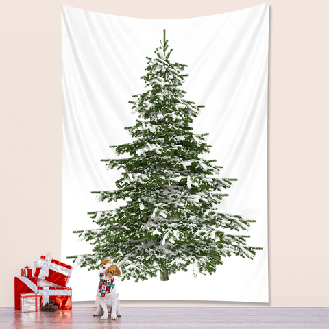 Christmas tree bedroom home decoration New Year party large size Tapestry Wall Tapestry Bohemian decorative mattress ► Photo 1/6