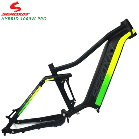 SEROXAT Mountain Bike Frame AM Frame 27.5/29ER MTB DH Frame Aluminum alloy Hybrid Bike Frame E-bike Motor 1000W Internal Battery ► Photo 1/6