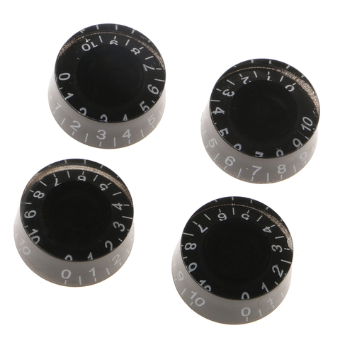 4pcs Black  Volume Tone Control Knobs For LP Les Paul Electric Guitar ► Photo 1/5