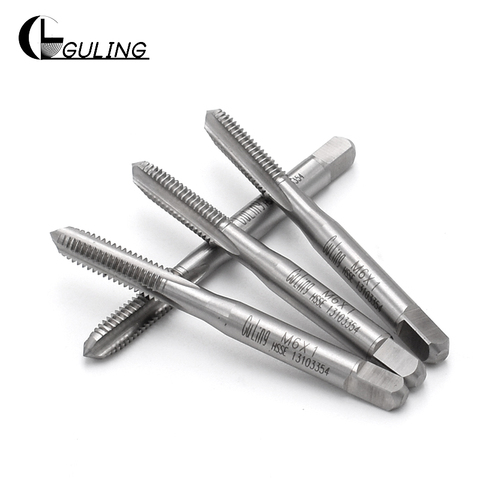 GULING HSS-E  Metric Straight groove tap HSS Hand Screw Thread Hand Tap M1~M16 ► Photo 1/5