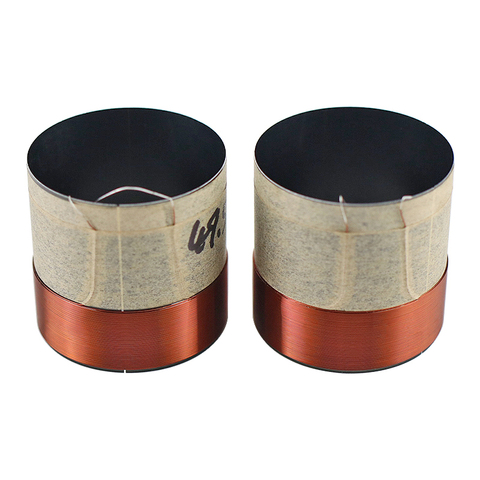 GHXAMP 49.5 Bass Voice Coil Round Copper 6.8OHM Two Layers Black Aluminum Diameter 49.5mm Woofer Speaker Voice Coil Accessories ► Photo 1/6