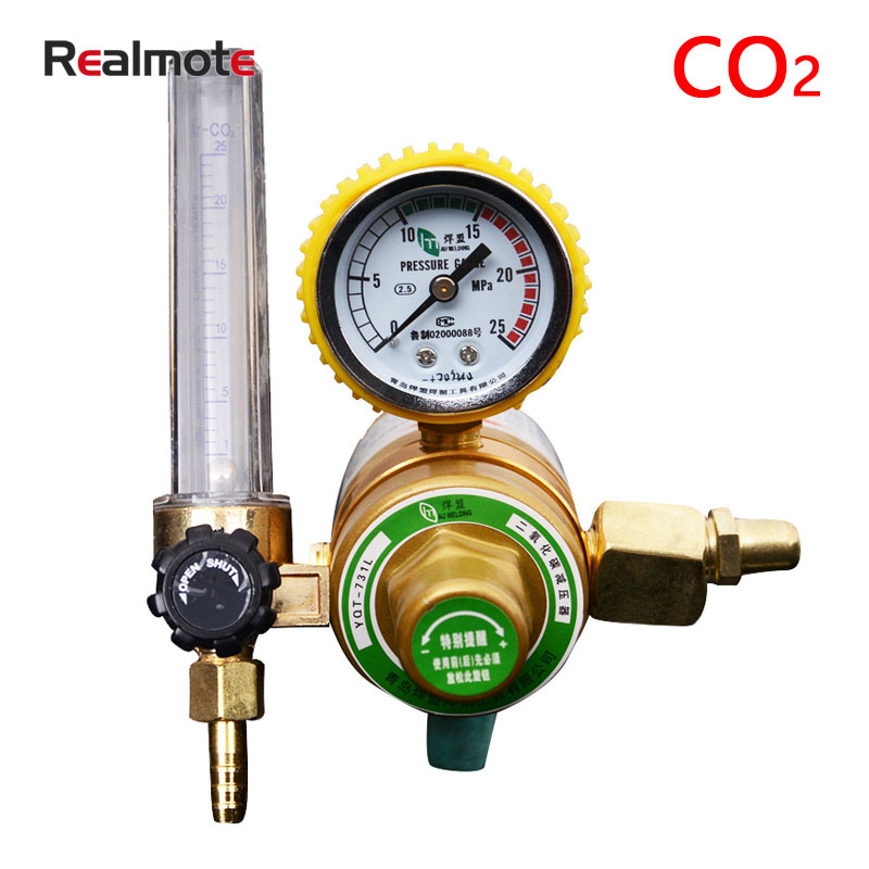 Fittings Pressure Regulator Carbon Dioxide Pressure Reducer Co2 Regulator Gauge For Welding Work 1772