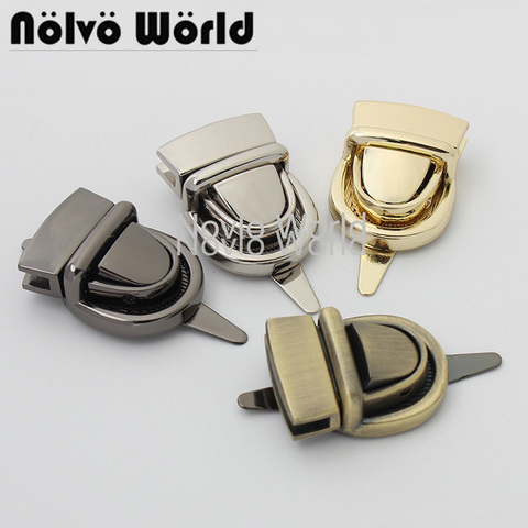 2-10pcs 5 colors 22*29mm Thumb Lock Clasp Purse Closure Fasteners for DIY Craft Bag Wallet Making ► Photo 1/5