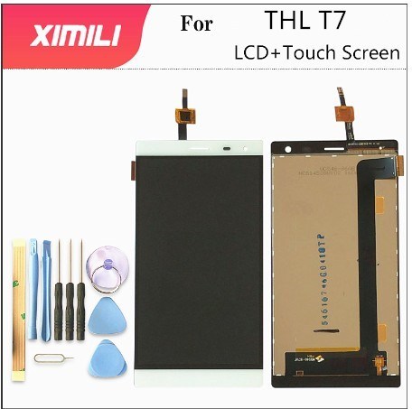 5.5 Inch For THL T7 LCD Display + Touch Screen Assembly Replacement for thl t 7 lcd touch screen digitizer + tools ► Photo 1/6