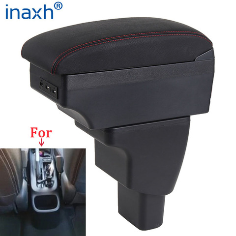 For Hyundai I10 Armrest Interior Parts special Retrofit parts Car Armrest Center Storage box with USB LED light ► Photo 1/6