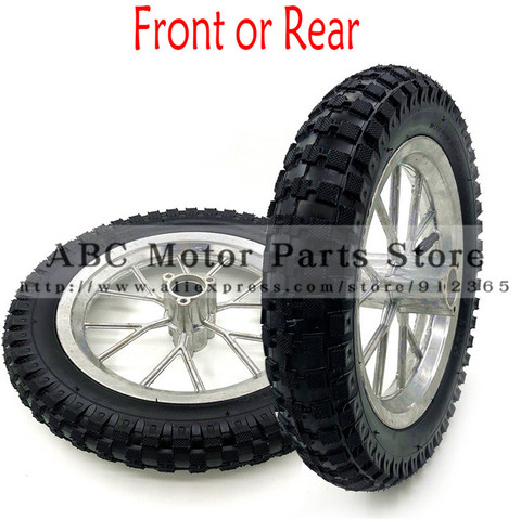 One Rims+Tyres 12.5 x 2.75 Rear Wheel Or Front  Wheel  47 49cc Mini PIT Monkey Pocket Dirt Bike ► Photo 1/6