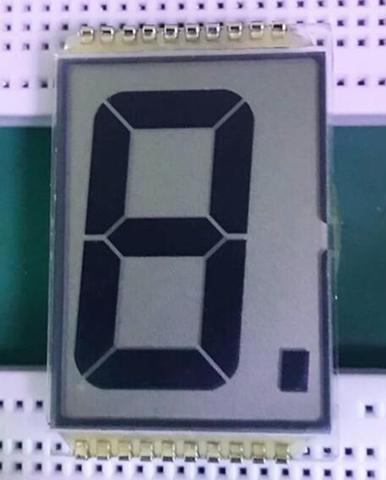 10PIN TN Positive 1-Digit Segment LCD Panel ► Photo 1/3