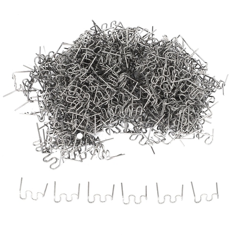 1000Pcs Staples for Hot Stapler Plastic Repair Wave Staples Bumper Bodywork Repairs 0.8mm S Wave Staples ► Photo 1/6