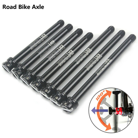 Bicycle Thru Axle Bike Quick Release Hubs Tube Shaft Skewers Road Bike Front Rear Axle P1.5 P.10 Double thread Bike Thru Axle ► Photo 1/6