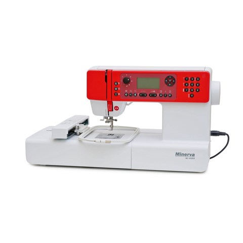 Sewing machine Minerva MC 450 EUR embroidery 450 operations sewing jeans leather alphabet mini household sewing machine embroidery block ► Photo 1/5