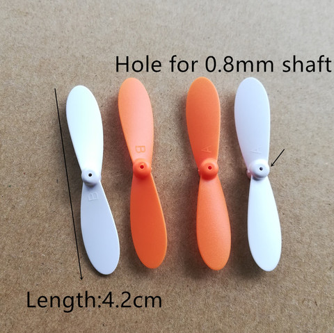42mm 4.2cm 0.8mm Main Blades AB CW CCW Props Propellers For mini Drone Quadcopter Airplane Helicopter Spare Parts Accessories ► Photo 1/6