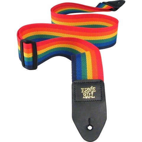 Ernie Ball Rainbow LGBT Polypro Guitar Strap ► Photo 1/3