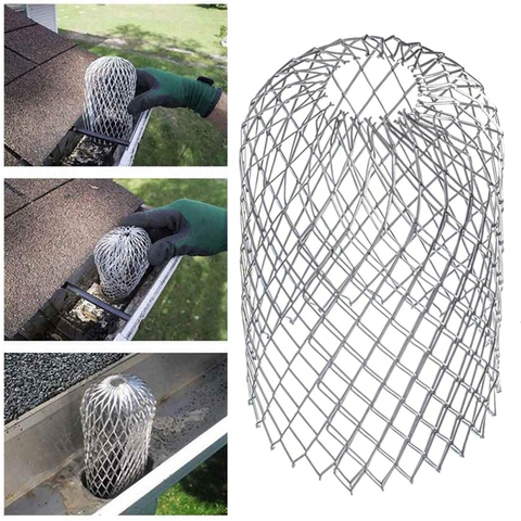 Gutter Guard Filters 3 Inch Expand Aluminum Filter Strainer Stops Blockage Leaf Drains Debris Drain Net Cover Gardening Tools ► Photo 1/6