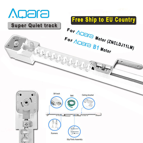Free Ship EU Country Customizable Electric Curtain Track for Aqara/Aqara B1 curtain motor, Smart Curtain Rails Control System ► Photo 1/5