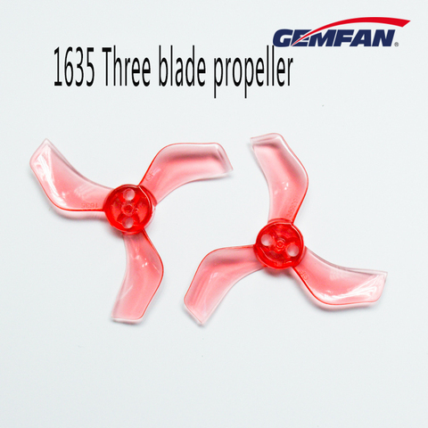 GEMFAN 1635 3-blade PC Propeller 1.5mm Hole CW CCW Motor FPV Propelle for 1103 1105 FPV Racing Drone Props ► Photo 1/6