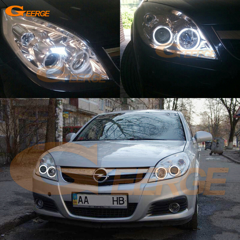 Excellent CCFL Angel Eyes kit halo rings Ultra bright For Opel Vectra C 2005 2006 2007 2008 facelift headlight ► Photo 1/6