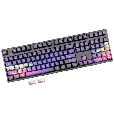 Dawn light theme dye Subbed pbt Keycap oem Profile fit FILCO ikbc Keycaps 110 Key ► Photo 1/6