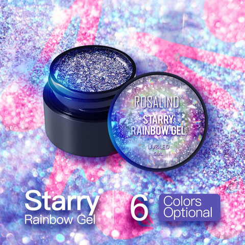 Nail Line Gel Polish UV LED Shine Lacquer Starry Sky Painting  Rainbow UV Gel Soak Off Polish for Nail Art Design Manicure Gel ► Photo 1/6