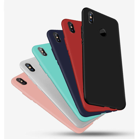 AAA Xiaomi Redmi 6 Pro Case Redmi Note 6 Pro Clear TPU and Matte  Case For Redmi Note 6 Pro Redmi 6 6A Back Cover Silicone case ► Photo 1/6