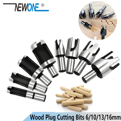 8pcs/set Wood Plug Cutting Tool Drill Bit Straight And Tapered Taper 5/8