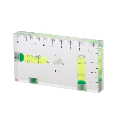 New High Precision Transparent Two Direction Magnetic Level Bubble Mini Spirit Level Indicating Instrument ► Photo 1/6