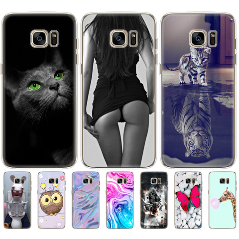 Silicone phone Case For Samsung Galaxy S7 Cases Cover For Samsung S7 edge G930F G930FD G930W8 Phone shell cases pop ► Photo 1/6