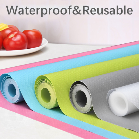 Washable Fridge Mats Refrigerator Covers Pads Waterproof Non