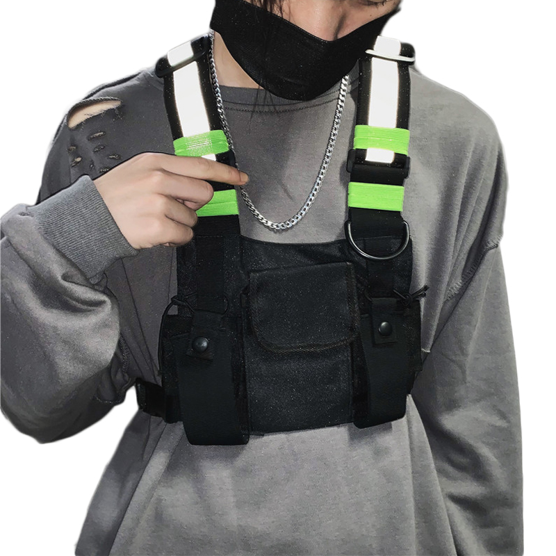 Men Tactical Shoulder Bags Chest Rig Bag Hip Hop Streetwear Adjustable  Pockets Waistcoat Kanye West Functional Waist Packs 2019 - AliExpress