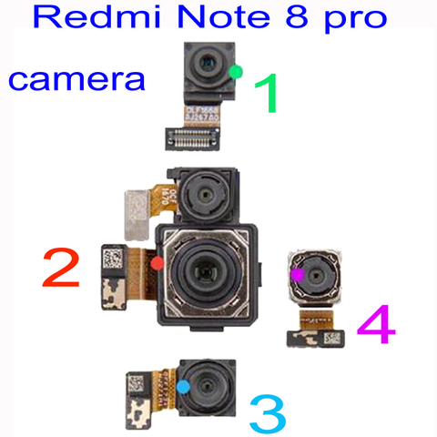 Original Main Camera For Xiaomi Redmi Note 8 Pro Rear Back Big Module Flex Cable / Front Facing Wide Angle Macro Camera Depth ► Photo 1/1