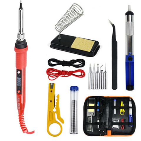 220V 60W/80W Electric digital Display temperature adjustable welding soldering tips tools soldering iron station ► Photo 1/6