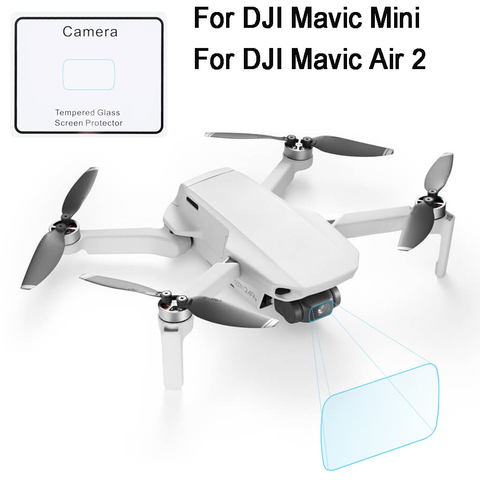 9H HD Clear Anti-Scratch Hardness Tempered Glass Lens Film For DJI Mavic Mini/Mavic Air 2 Drone Screen Protector Accessories ► Photo 1/6