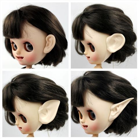 Blyth Doll Icy Toy Ears Toy White Natural Tan Dark And Super Black Skin, Only Ears No Doll ► Photo 1/6