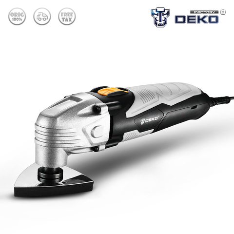 DEKO 220V DKOM40LD1/2  Variable Speed Electric Multifunction Oscillating Tool Electric Trimmer Saw with Accessories ► Photo 1/6