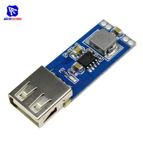 diymore USB DC-DC 3V 3.3V 3.7V 4.2V to 5V USB 1A 2A Step Up Power Supply Boost Converter Module Board ► Photo 1/6