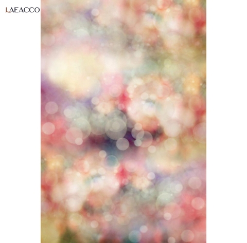 Laeacco Light Bokeh Dreamy Spots Baby Portrait Scene Photography Backgrounds Photographic Backdrops Photocall For Photo Studio ► Photo 1/6